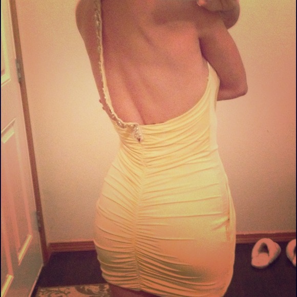 Beautiful yellow faith dress