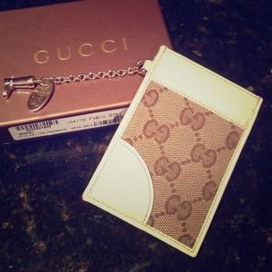Authentic Gucci Leather Card Case