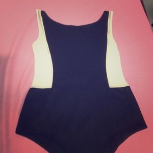 🚫Sold🚫 - Black Leotard with Mesh Sides!