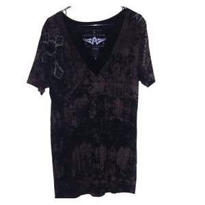 Affliction v-neck shirt
