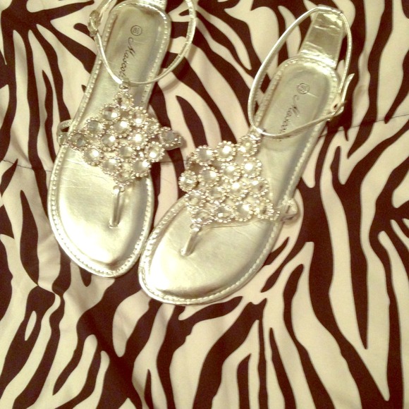 Flashy Gladiator sandals!