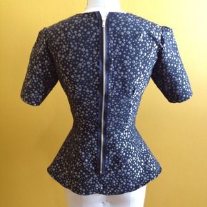 Kelly Lynne Tops - Structured Peplum Top Kelly Lynne Tops - Structured Peplum Top