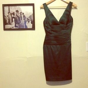 MIGNON emerald formal dress