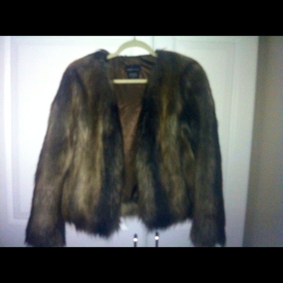 Faux fur coat