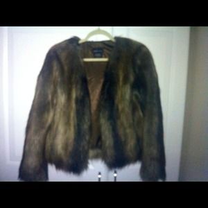 Faux fur coat
