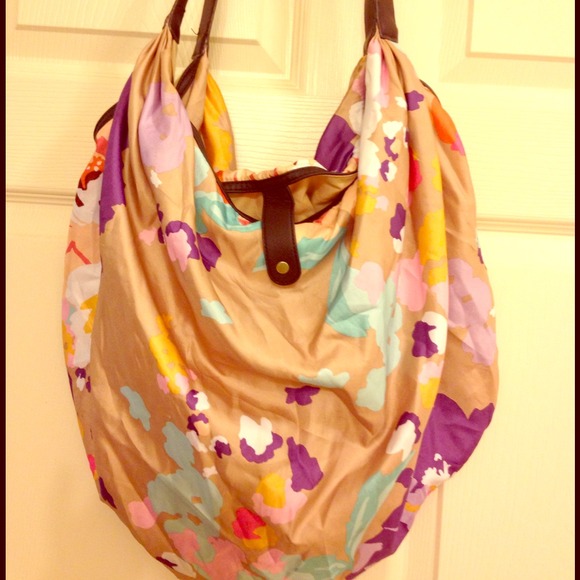 Beautiful silk scarf handbag