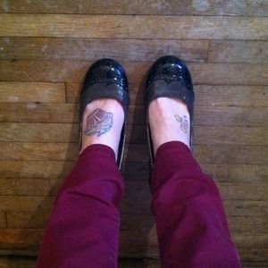 Mossimo Black Gray and Silver Heels