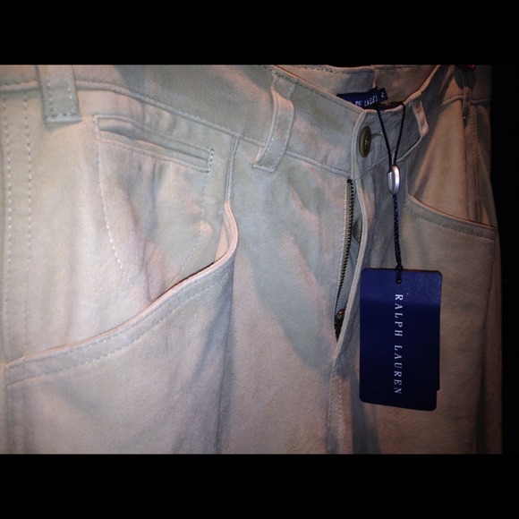 Ralph Lauren 100% leather (suede) riding pants - Picture 4 of 4