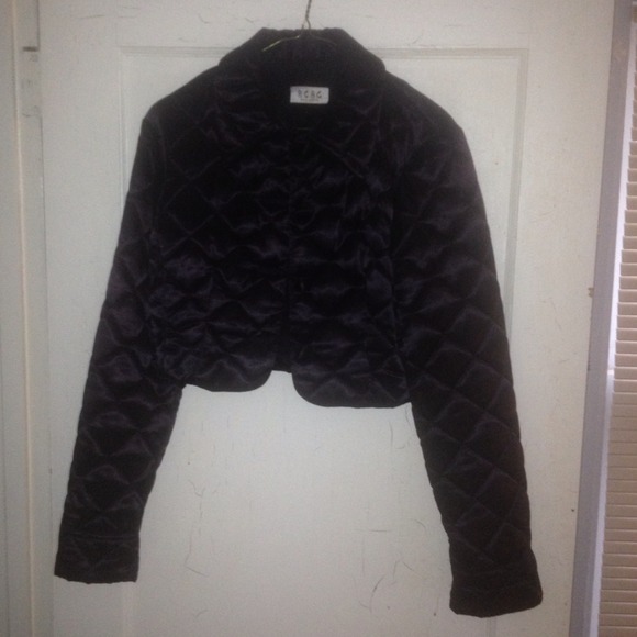 Black cropped jacket