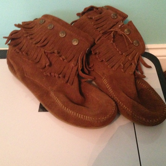 Minnetonka Ankle Moccasins