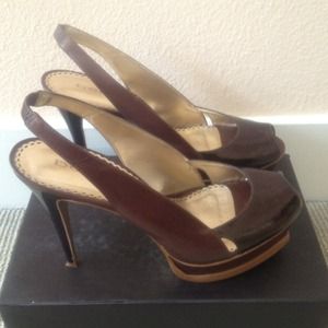 Reduced Bebe Sling Back Pumps