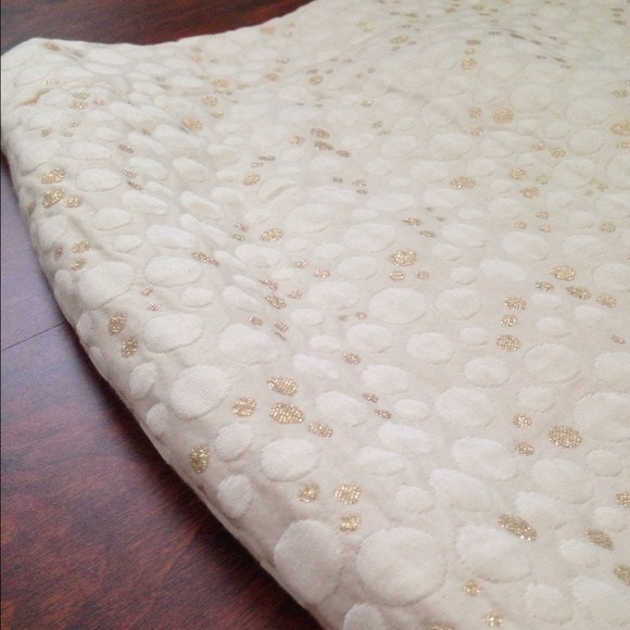 ❌SOLD❌ in bundle //j. crew ivory w gold detailing