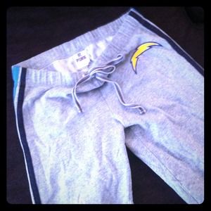 Pink by VS sweatpants (NFL-San Diego Chargers) Sm