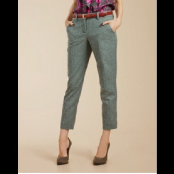 Trina Turk "Moss" Tweed Pants- Fall 2012