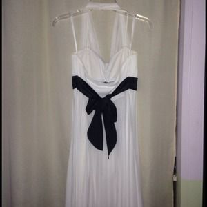 White formal dress