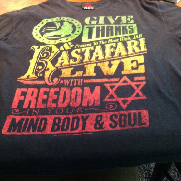 XL men's rasta t shirt!