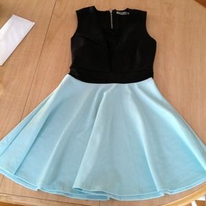 Mint and black mesh front dress reserved****