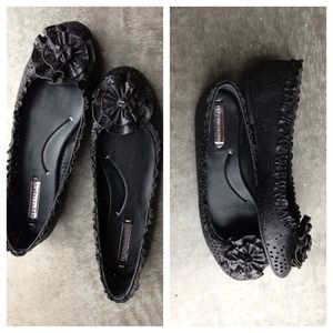 BCBG Black Flats