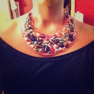 Bib style necklace