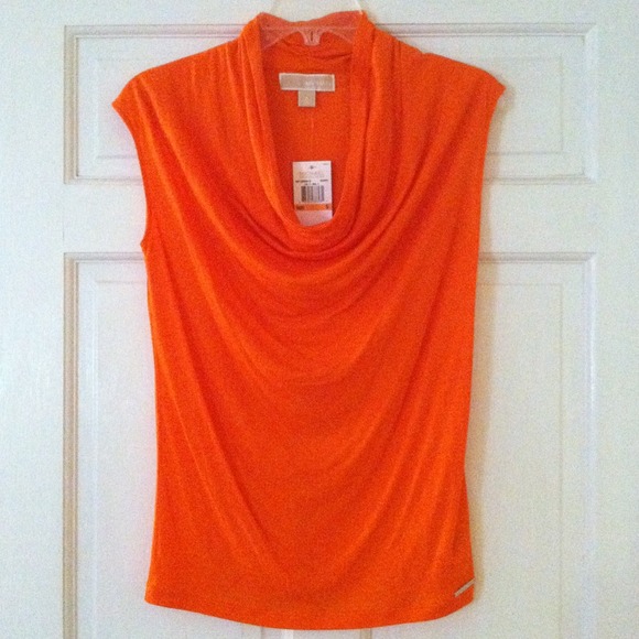 Michael Kors orange shirt