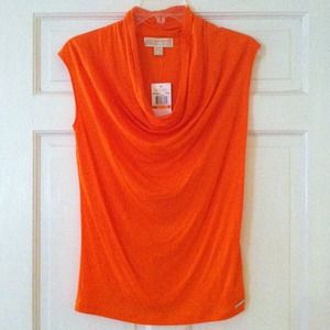 Michael Kors orange shirt
