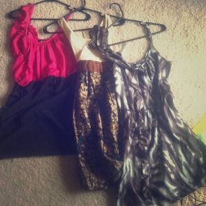 Three medium dresses