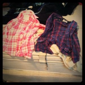 Two new A&F long sleeve shirts