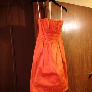 David's Bridal Bridesmaid dress with pockets.