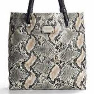 Nine West Snakeskin large tote bag RETAILS $85