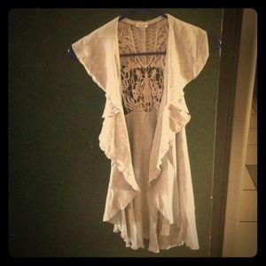 SOLD Very cute sleeveless cover up:)