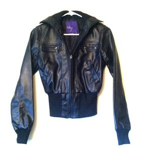 Miley Cyrus "leather" jacket