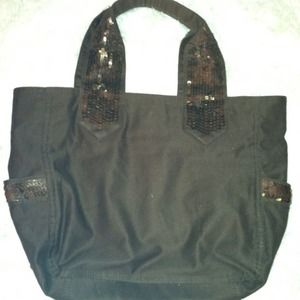 ❤Brown GAP sequined tote