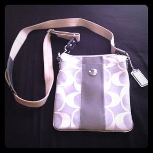 Authentic Coach cross body bag