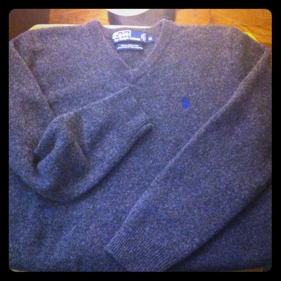 Unisex Charcoal Grey Polo sweater