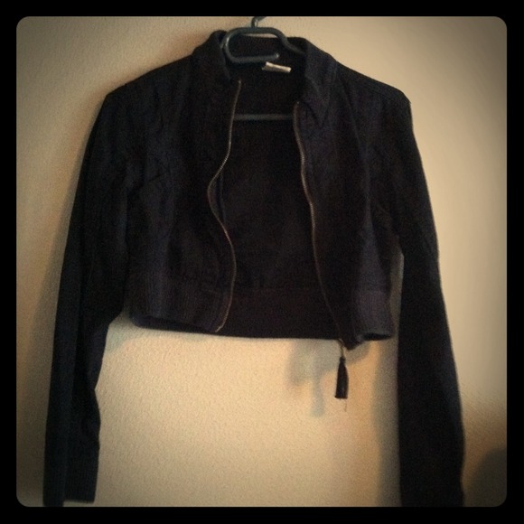 Black Crop Jacket