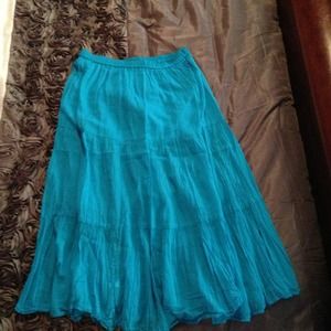 Blue skirt
