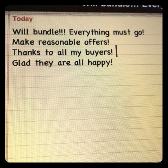 Bundle items!