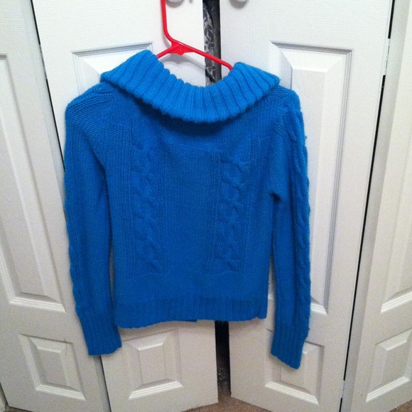 Blue button down sweater - Picture 2 of 2