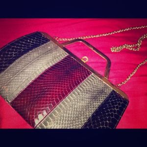 Vintage Snakeskin Handbag