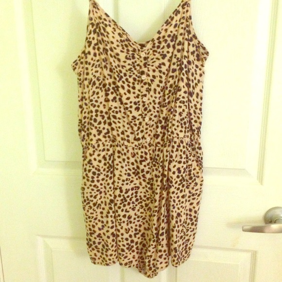 Cheetah Romper