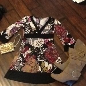 Wet Seal floral print dress