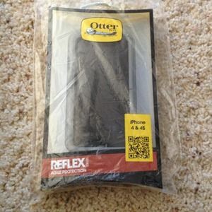 grey & black otterbox reflex case for iphone4/4s