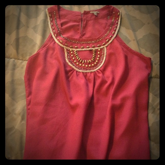 🔴SOLD🔴🌺Pink halter top🌺