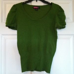 Short Sleeve Thin Sweater Top