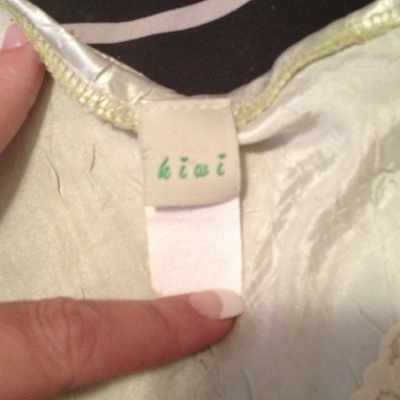 🚫TRADED🚫with aesapper Kiwi silk top - Picture 3 of 3
