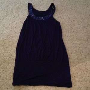 ⚠️TRADED⚠️long purple banded tanktop