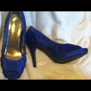 Electric Blue heels -REDUCED