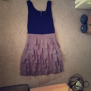 Forever21 black and slate dress