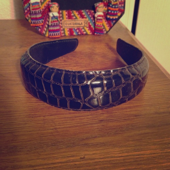 Brown Print Headband