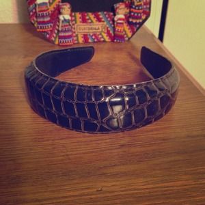 Brown Print Headband